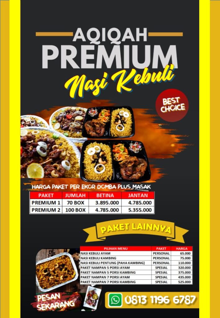 Paket Kebuli Haji Dombee